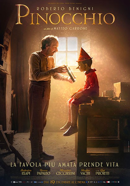 Prima Pinocchio giovedì 19 dicembre al Cinema Italia